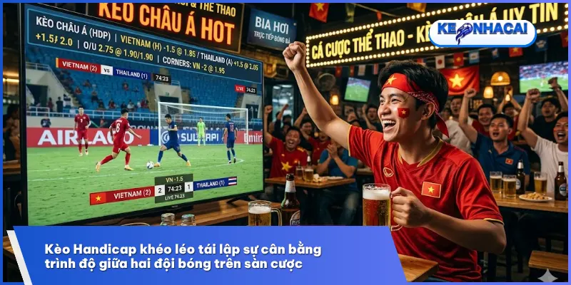 Cơ chế vận hành của Kèo Handicap giúp tạo nên sự công bằng trong mọi trận đấu bóng đá