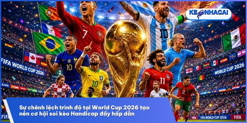 Dự báo xu hướng kèo chấp sâu kịch tính tại vòng bảng World Cup 2026 mở rộng